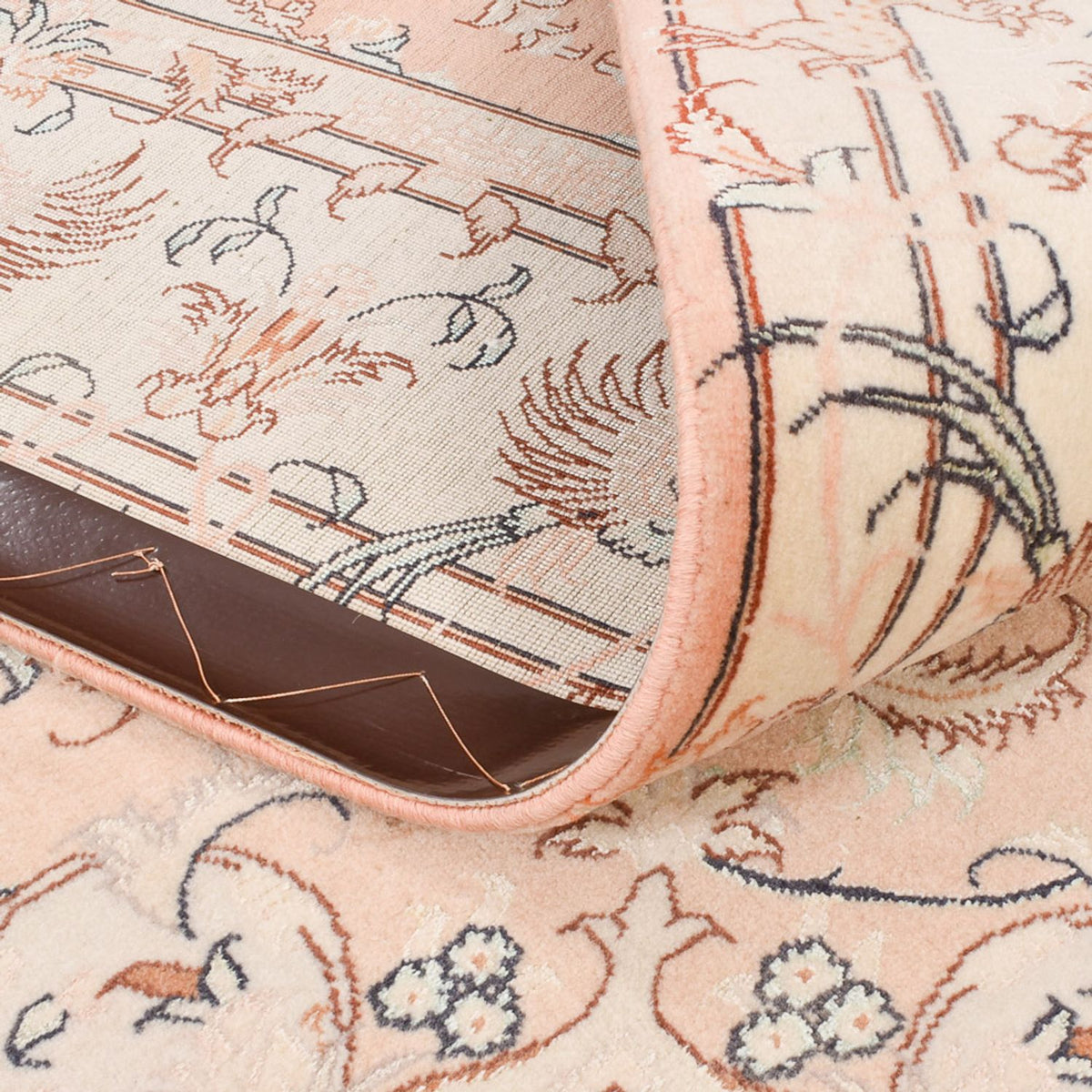 Perzisch tapijt - Tabriz - Royal - 203 x 153 cm - karamel