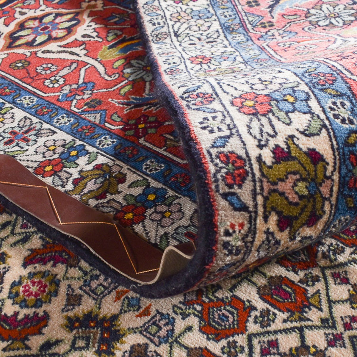 Perzisch tapijt - Bijar vierkant  - 400 x 400 cm - roest