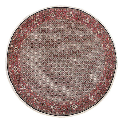 Perzisch tapijt - Bijar rond  - 300 x 300 cm - licht rood