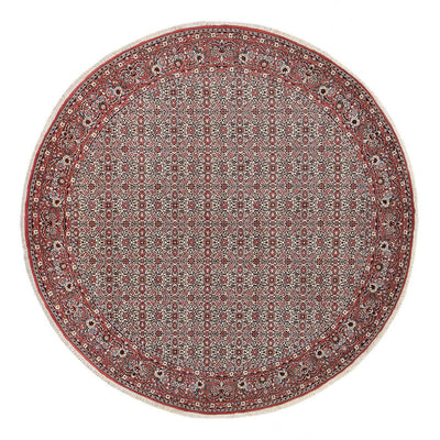 Perzisch tapijt - Bijar rond  - 305 x 305 cm - licht rood