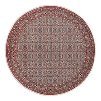 Perzisch tapijt - Bijar rond  - 305 x 305 cm - licht rood