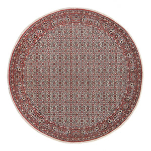 Perzisch tapijt - Bijar rond  - 305 x 305 cm - licht rood