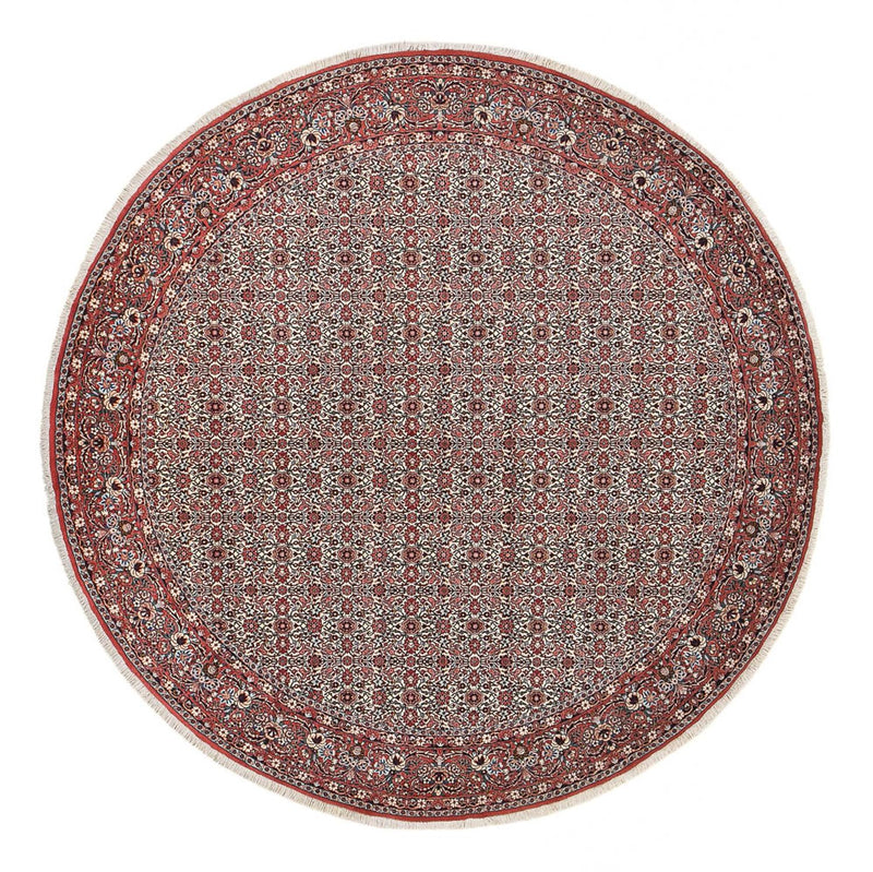 Perzisch tapijt - Bijar rond  - 305 x 305 cm - licht rood