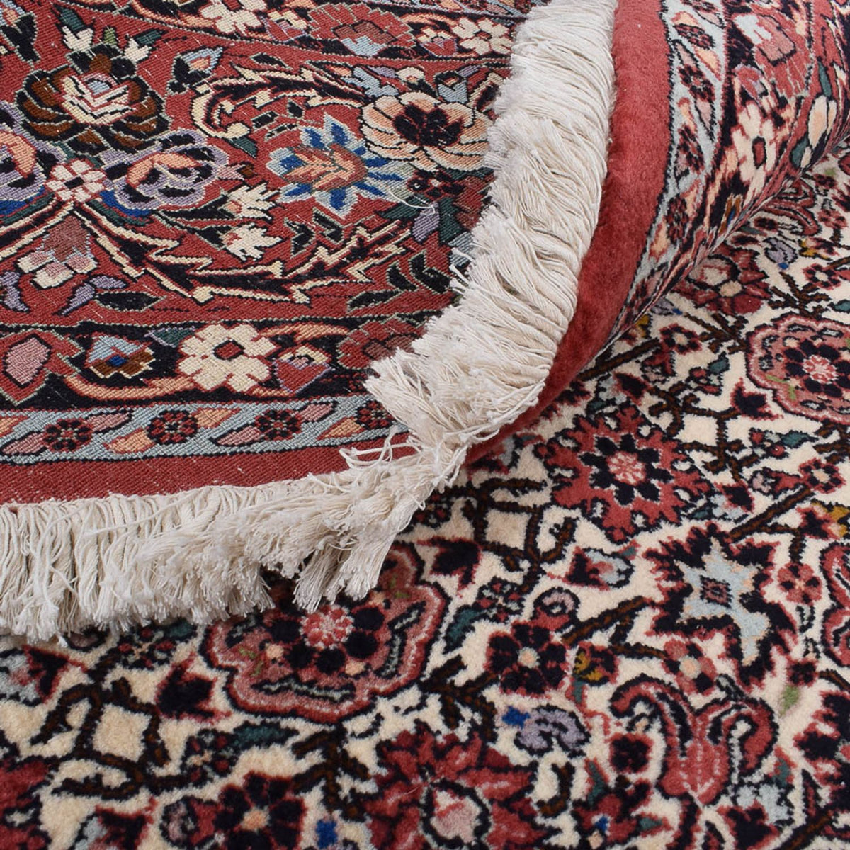 Perzisch tapijt - Bijar rond  - 305 x 305 cm - licht rood