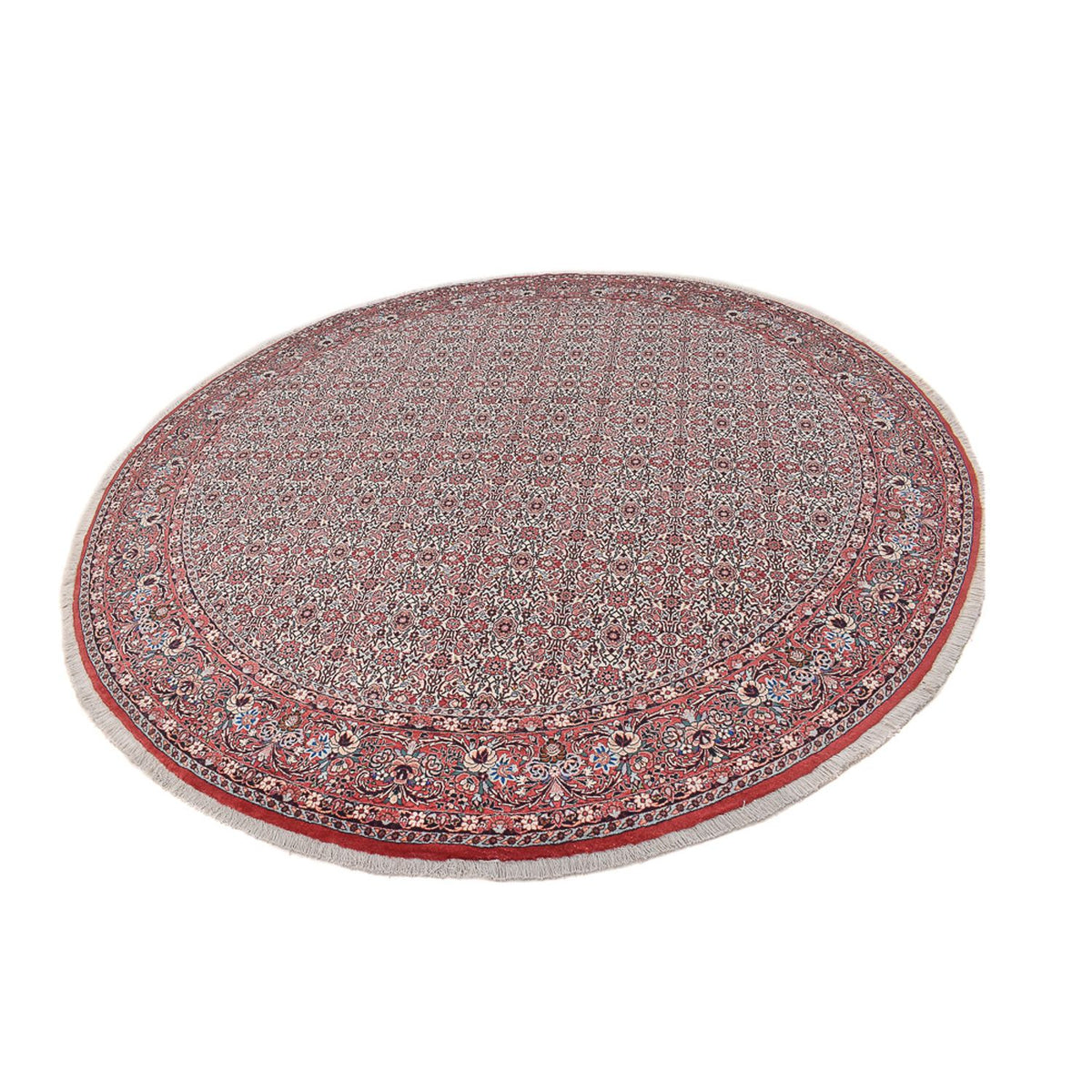 Perzisch tapijt - Bijar rond  - 305 x 305 cm - licht rood