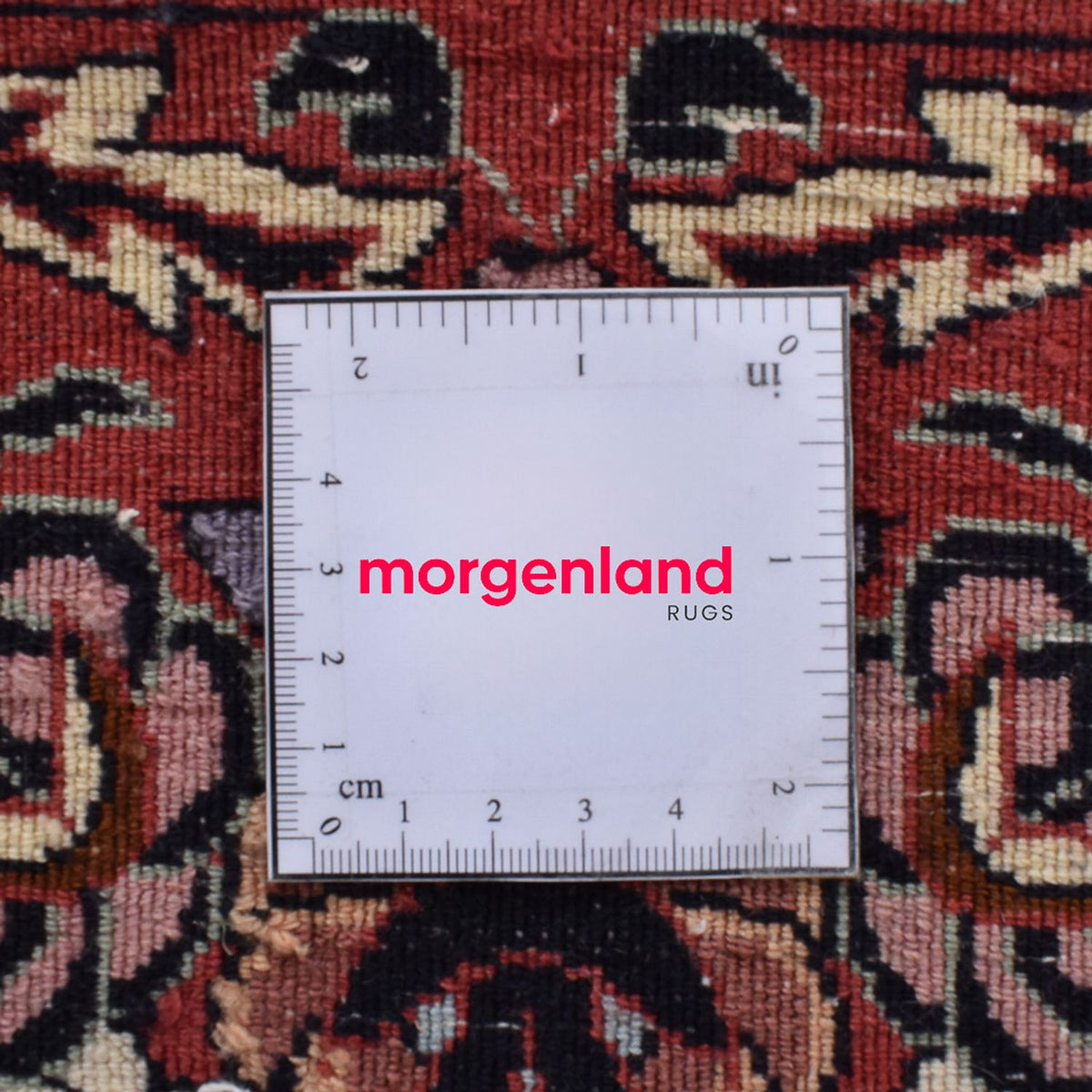 Perzisch tapijt - Bijar rond  - 305 x 305 cm - licht rood