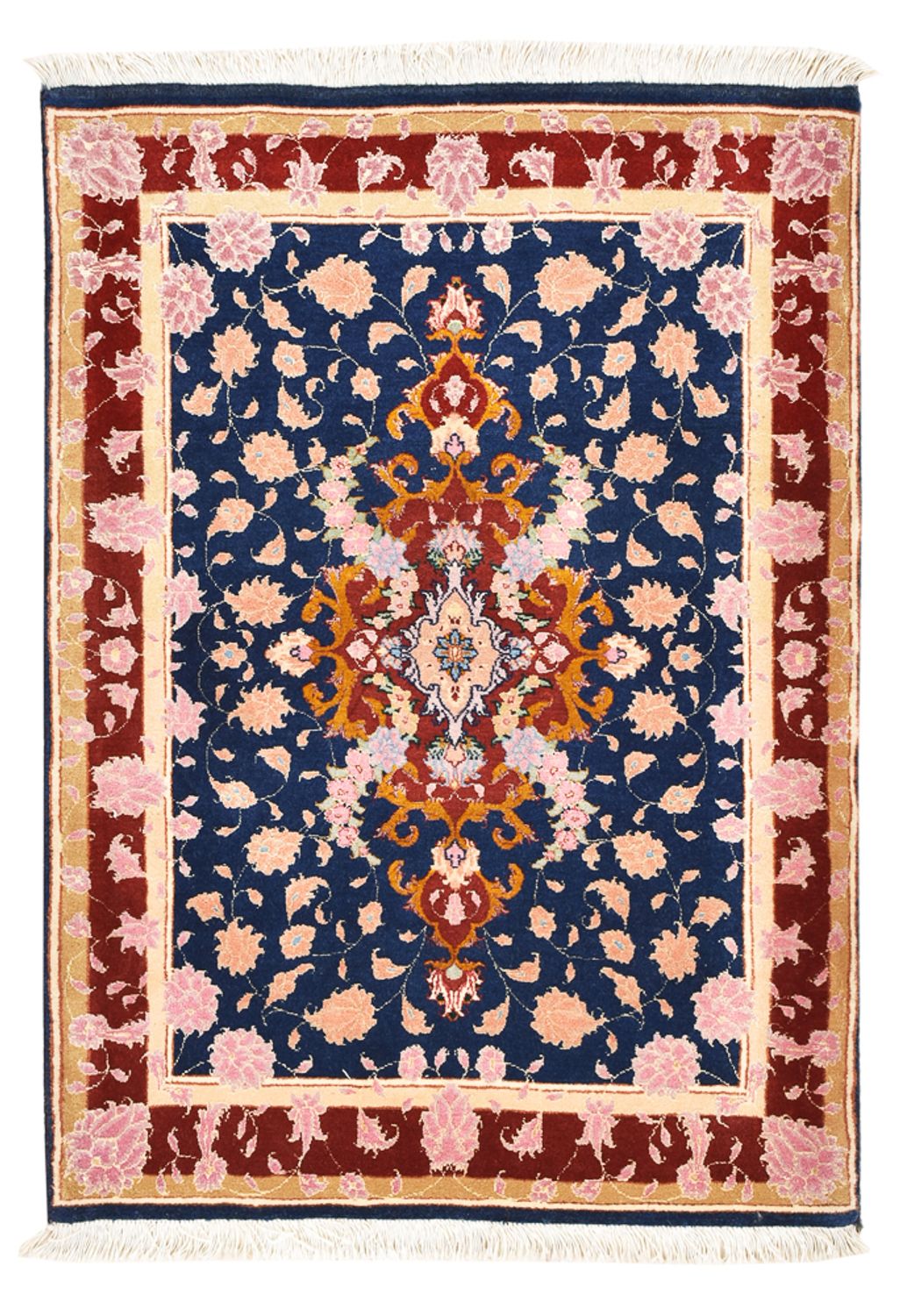 Perzisch tapijt - Tabriz - Royal - 98 x 68 cm - veelkleurig