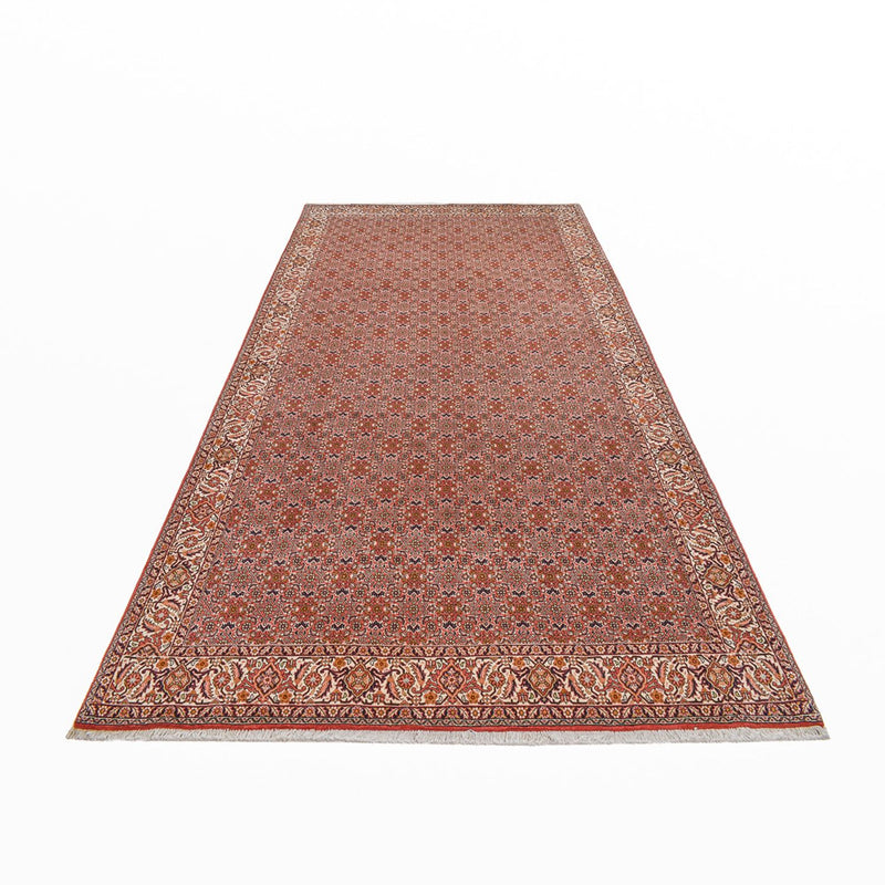 Loper Perzisch tapijt - Bijar - 398 x 200 cm - roest