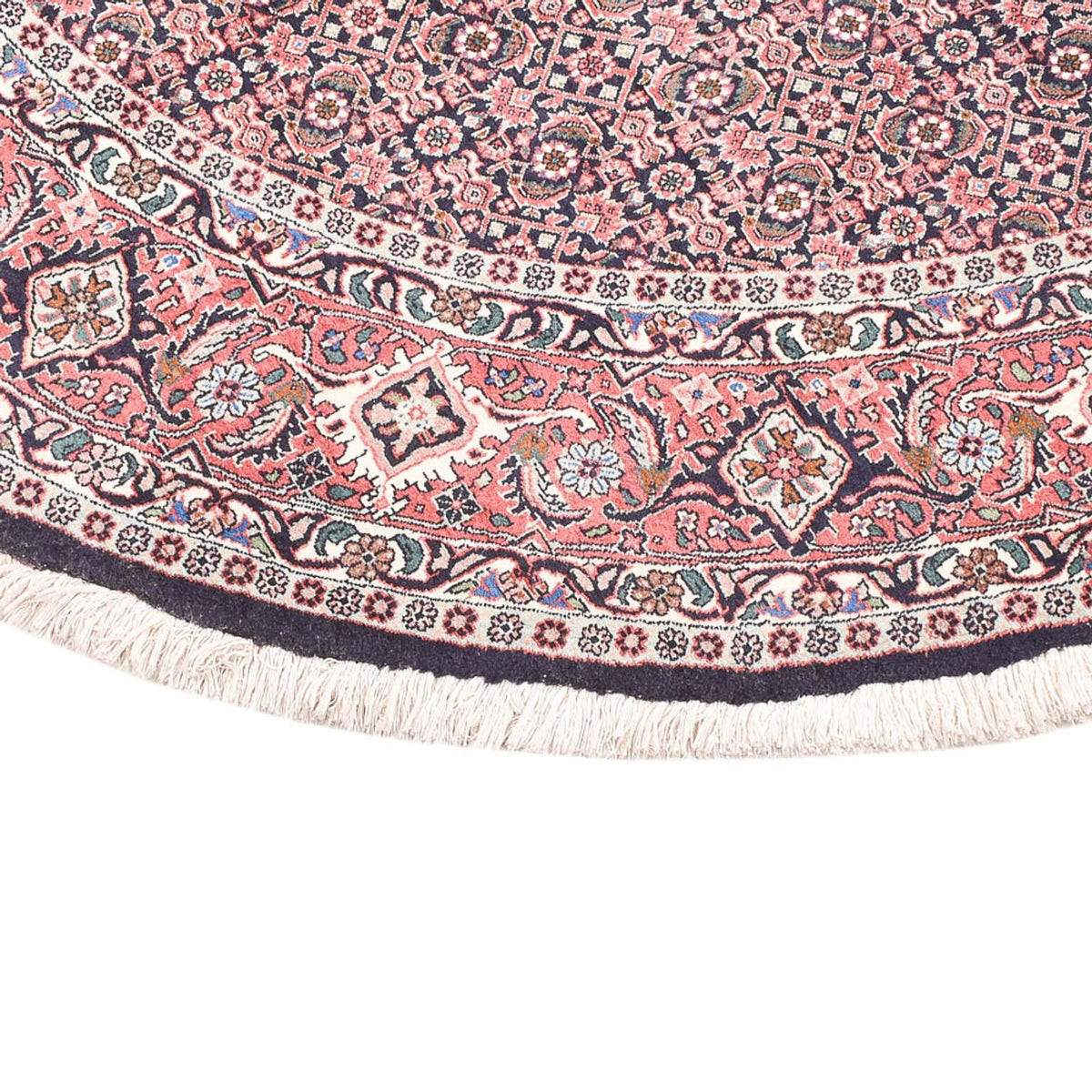 Perzisch tapijt - Bijar rond  - 200 x 200 cm - roest