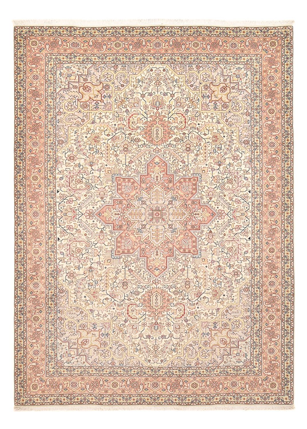 Perzisch tapijt - Tabriz - Royal - 292 x 205 cm - licht rood