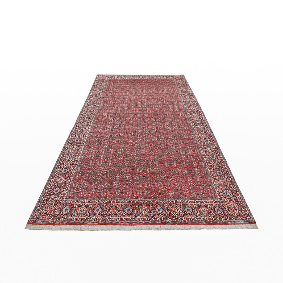 Loper Perzisch tapijt - Bijar - 395 x 202 cm - roest