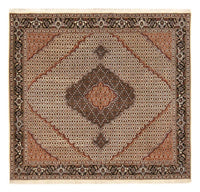 Perzisch tapijt - Tabriz - Royal vierkant  - 203 x 195 cm - donker beige