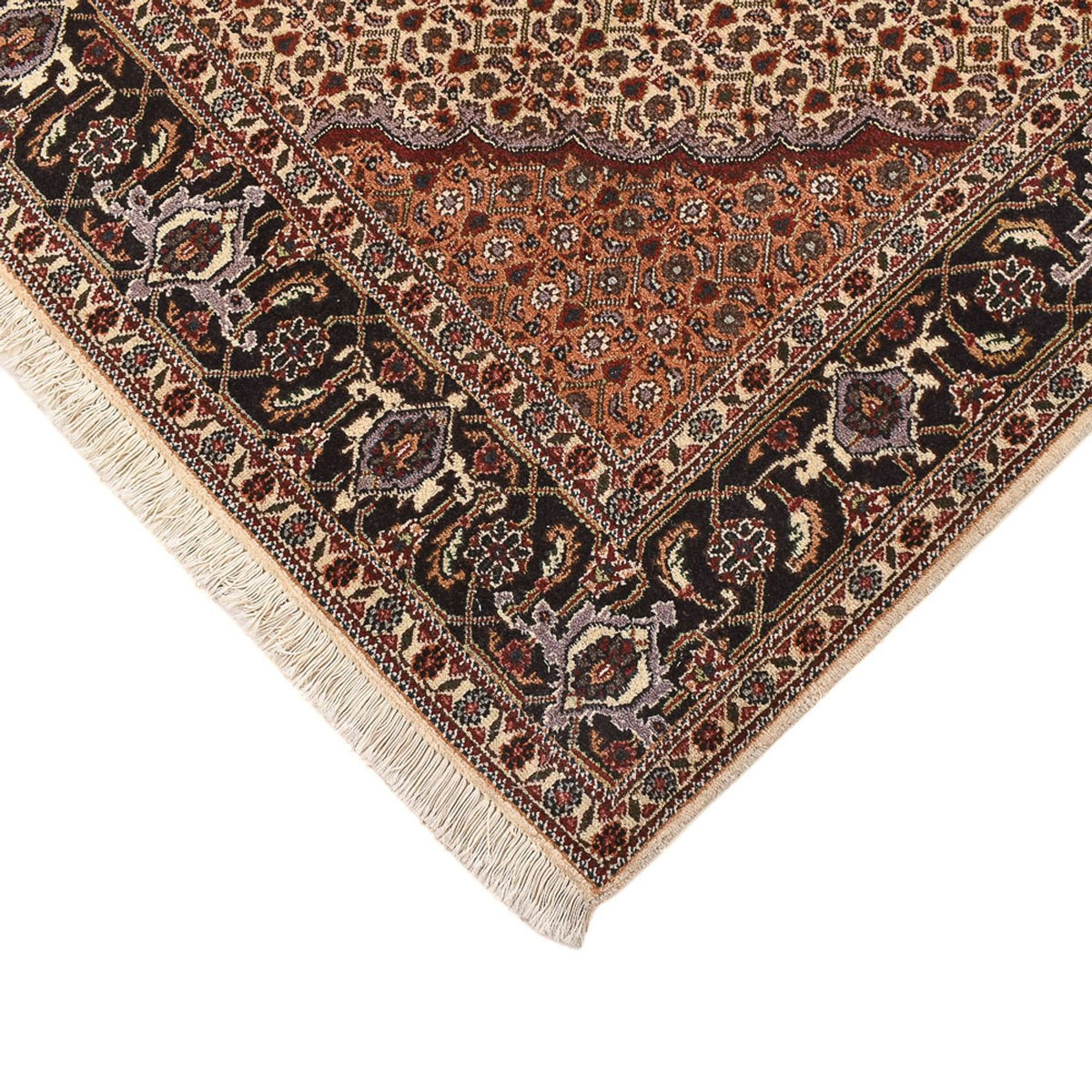 Perzisch tapijt - Tabriz - Royal vierkant  - 203 x 195 cm - donker beige