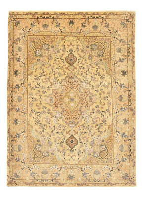 Perzisch tapijt - Tabriz - Royal - 198 x 148 cm - karamel