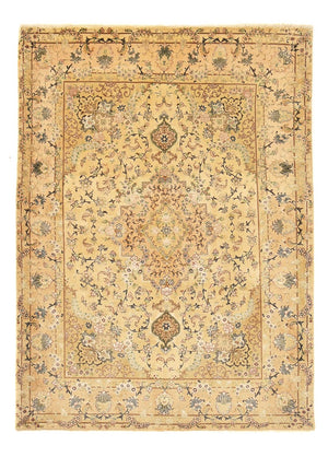 Perzisch tapijt - Tabriz - Royal - 198 x 148 cm - karamel