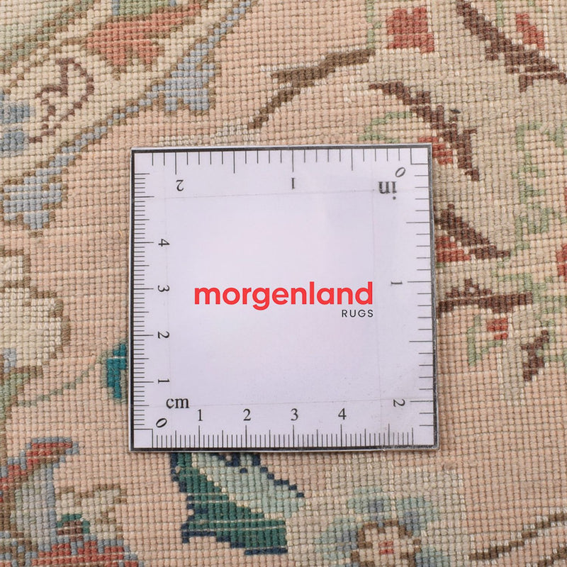 Perzisch tapijt - Tabriz - Royal rond  - 200 x 200 cm - zand