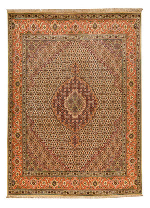 Perzisch tapijt - Tabriz - Royal - 205 x 150 cm - zand