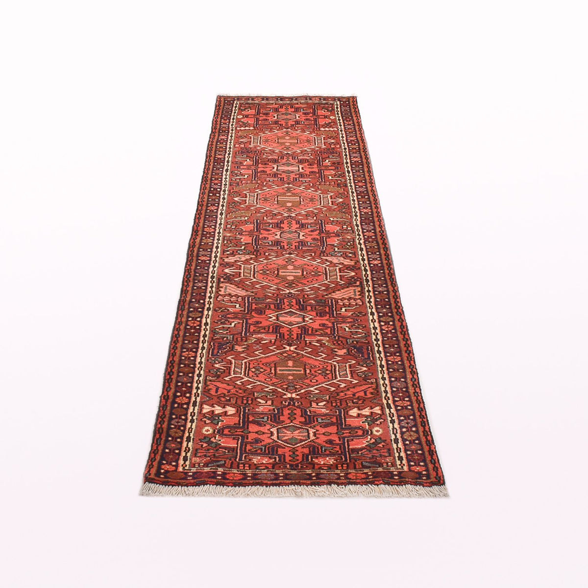 Loper Perzisch Tapijt - Nomadisch - 281 x 78 cm - licht rood