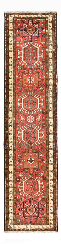 Loper Perzisch Tapijt - Nomadisch - 310 x 77 cm - rood