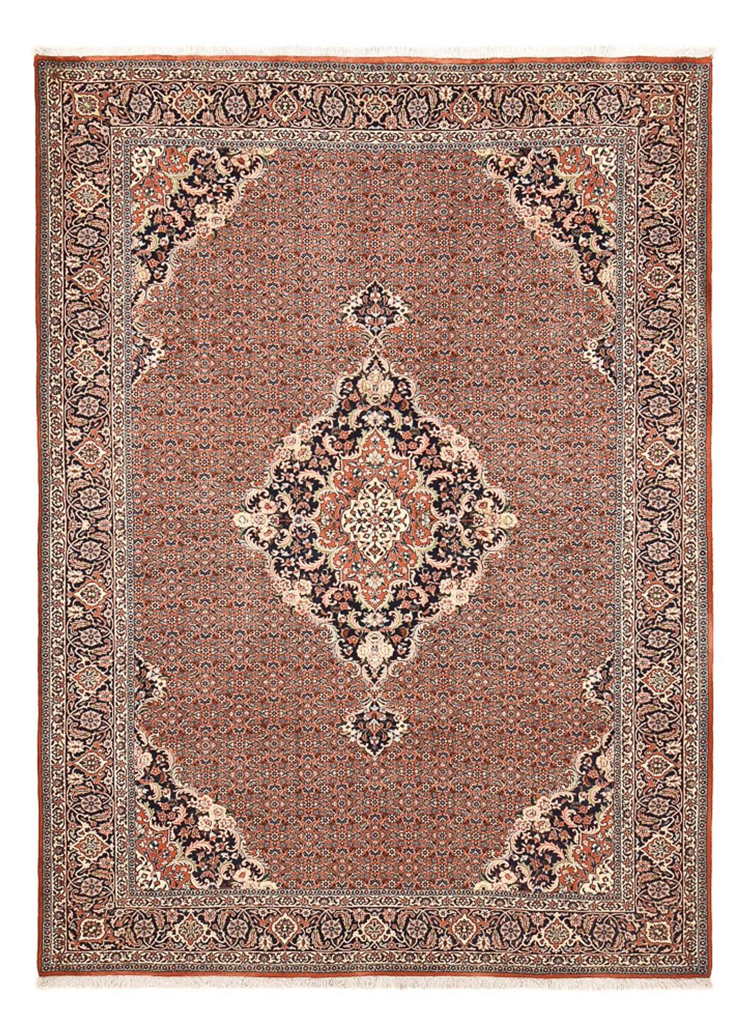 Perzisch tapijt - Bijar - 286 x 203 cm - roest