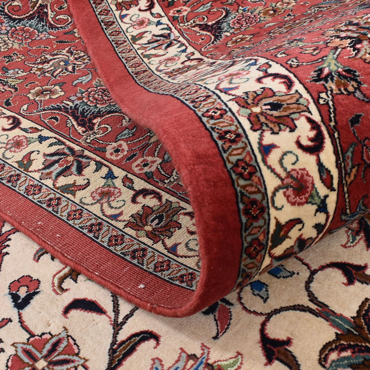 Perzisch tapijt - Bijar - 380 x 296 cm - donkerblauw