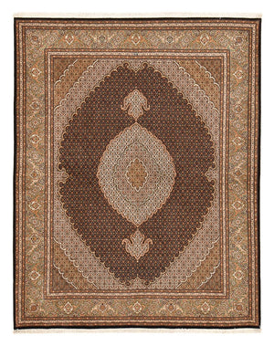 Perzisch tapijt - Tabriz - Royal - 250 x 202 cm - donkerbruin