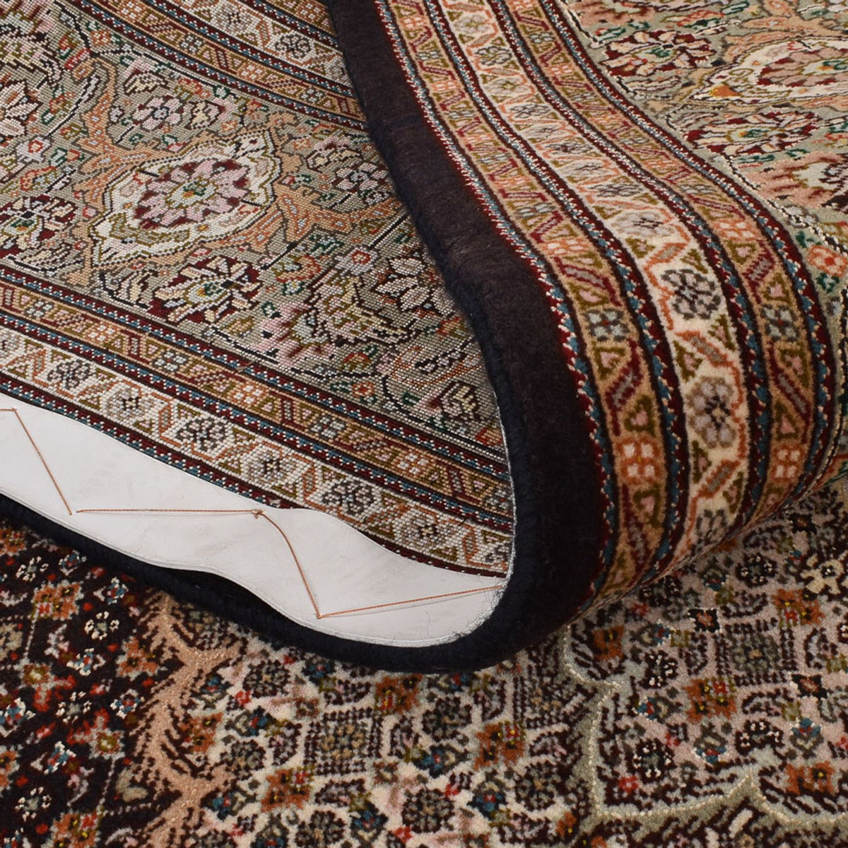 Perzisch tapijt - Tabriz - Royal - 250 x 202 cm - donkerbruin