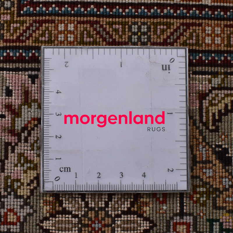 Perzisch tapijt - Tabriz - Royal - 250 x 202 cm - donkerbruin