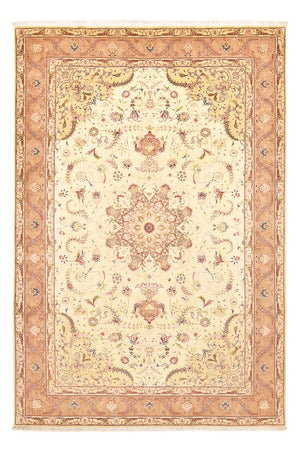 Perzisch tapijt - Tabriz - Royal - 300 x 200 cm - licht beige