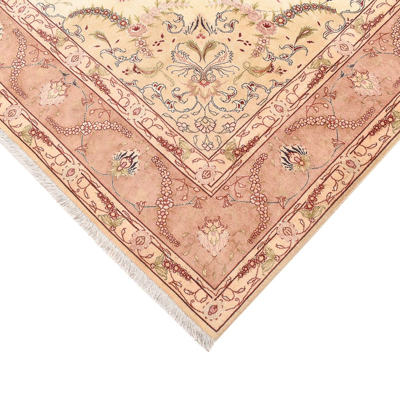 Perzisch tapijt - Tabriz - Royal - 300 x 200 cm - licht beige