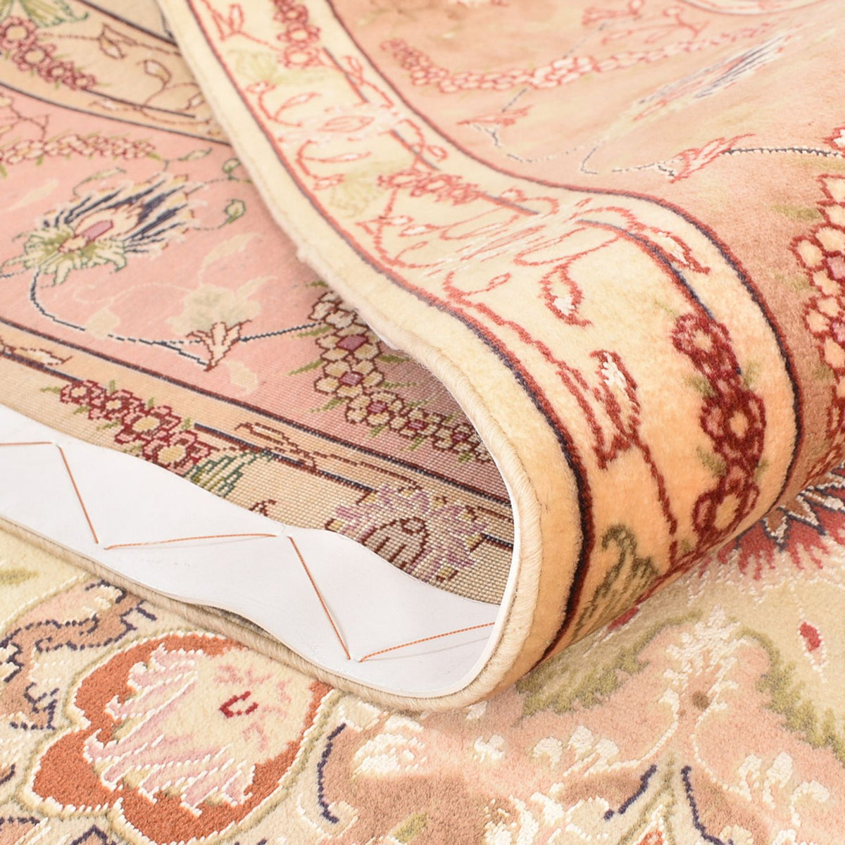 Perzisch tapijt - Tabriz - Royal - 300 x 200 cm - licht beige