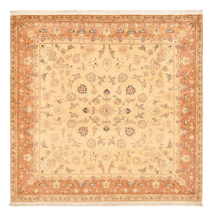 Perzisch tapijt - Tabriz - Royal vierkant  - 207 x 202 cm - licht beige