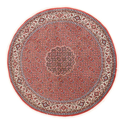 Perzisch tapijt - Bijar rond  - 150 x 150 cm - roest