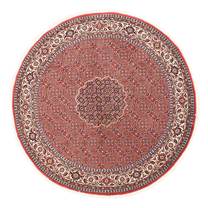 Perzisch tapijt - Bijar rond  - 150 x 150 cm - roest