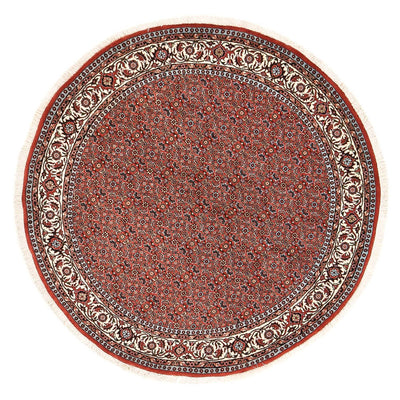 Perzisch tapijt - Bijar rond  - 155 x 155 cm - licht rood