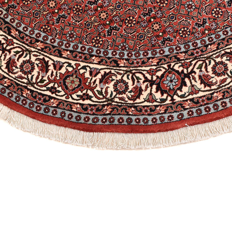 Perzisch tapijt - Bijar rond  - 155 x 155 cm - licht rood