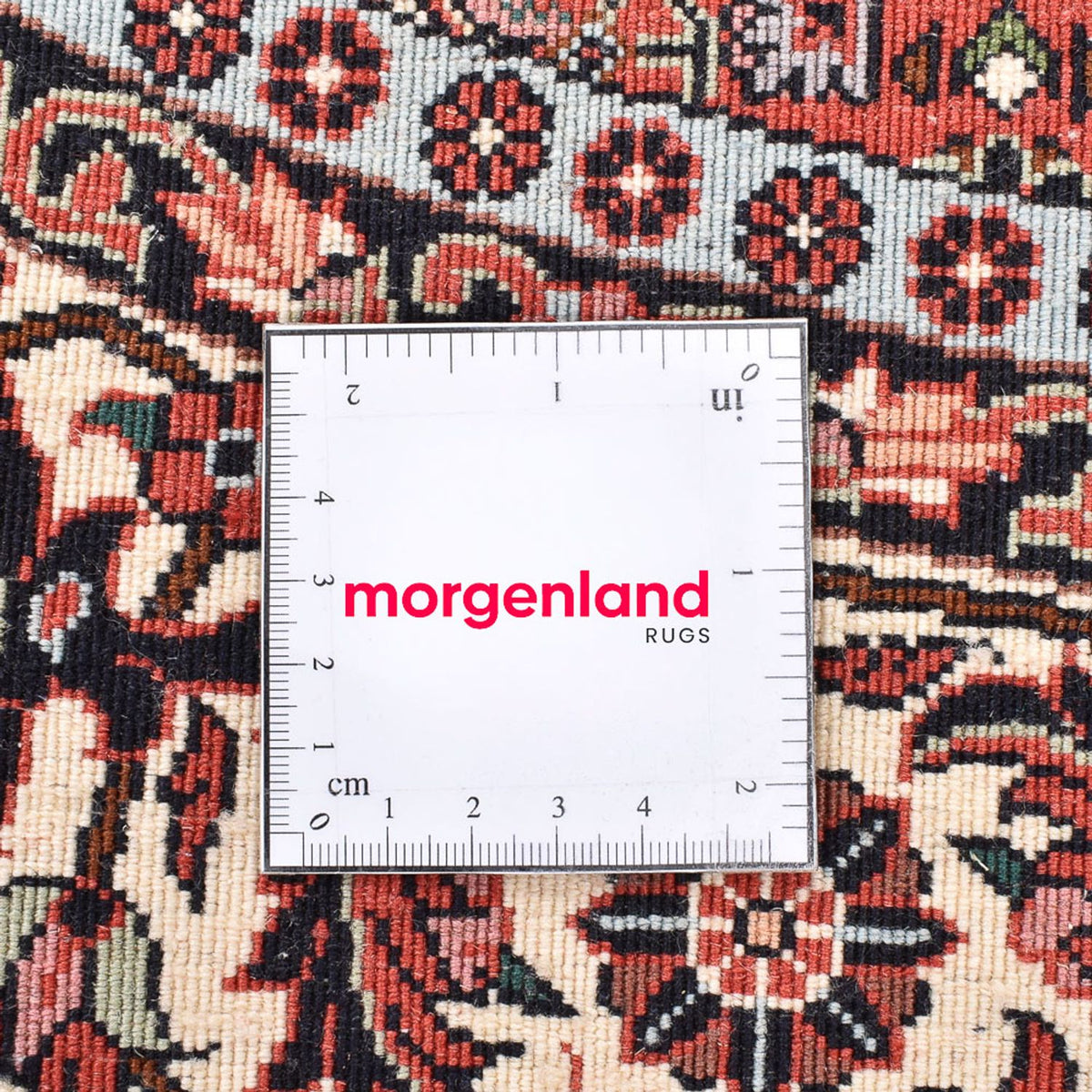 Perzisch tapijt - Bijar rond  - 155 x 155 cm - licht rood