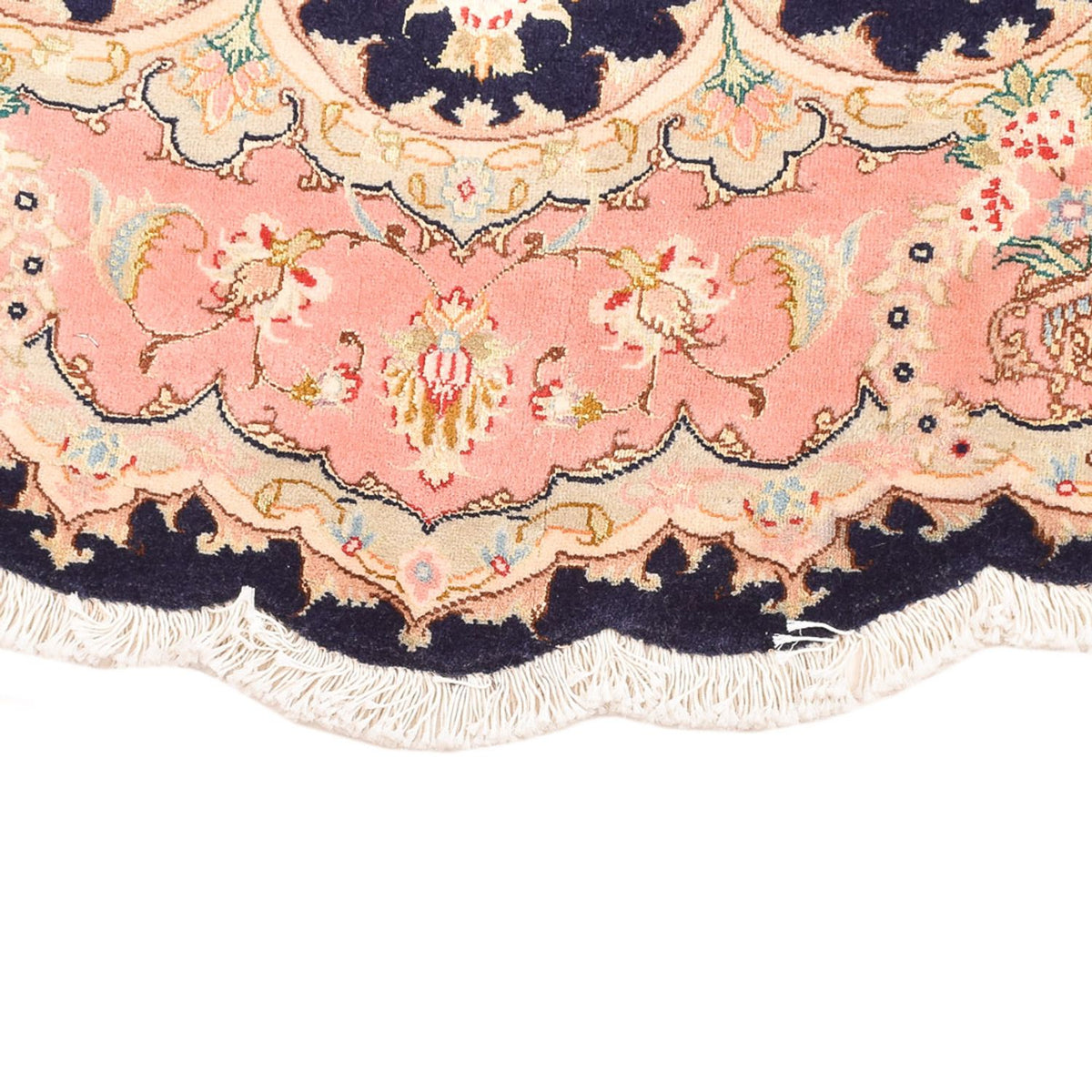 Perzisch tapijt - Tabriz - Premium rond  - 150 x 150 cm - veelkleurig