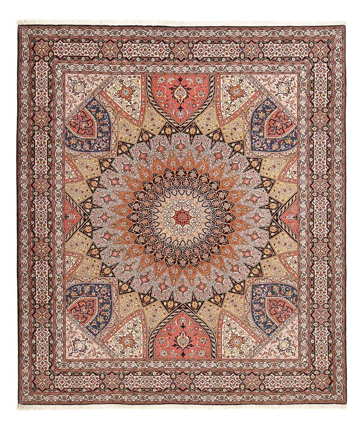 Perzisch tapijt - Tabriz - Royal - 302 x 253 cm - veelkleurig