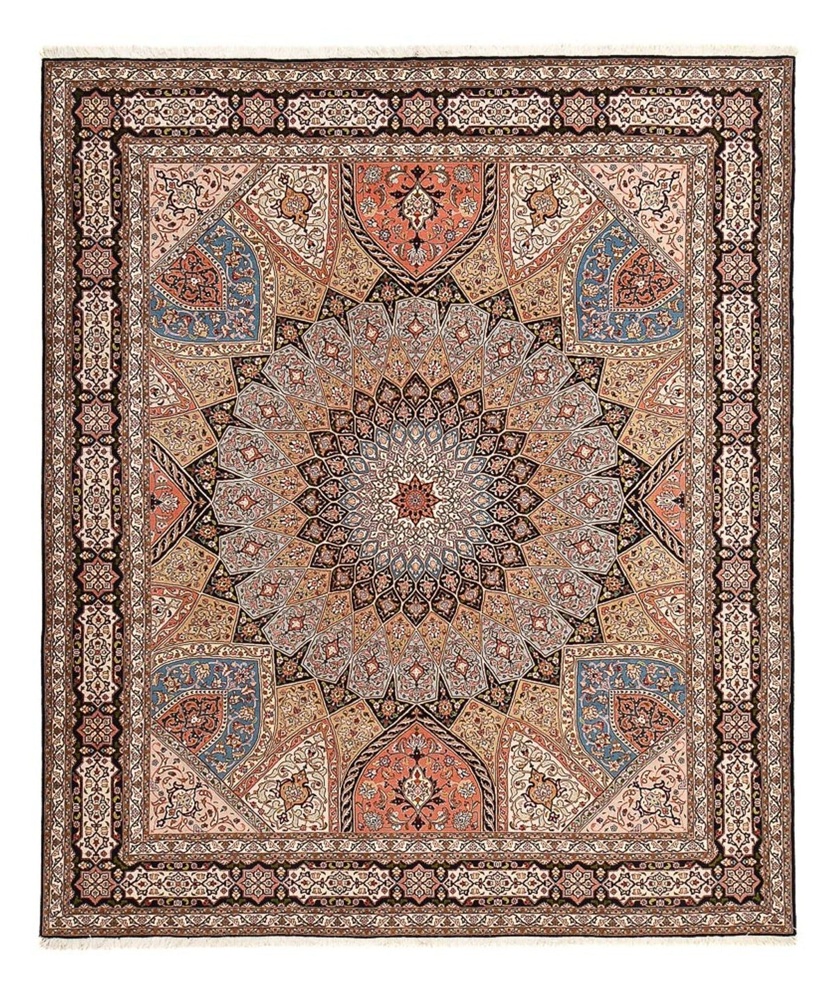 Perzisch tapijt - Tabriz - Royal - 302 x 253 cm - veelkleurig