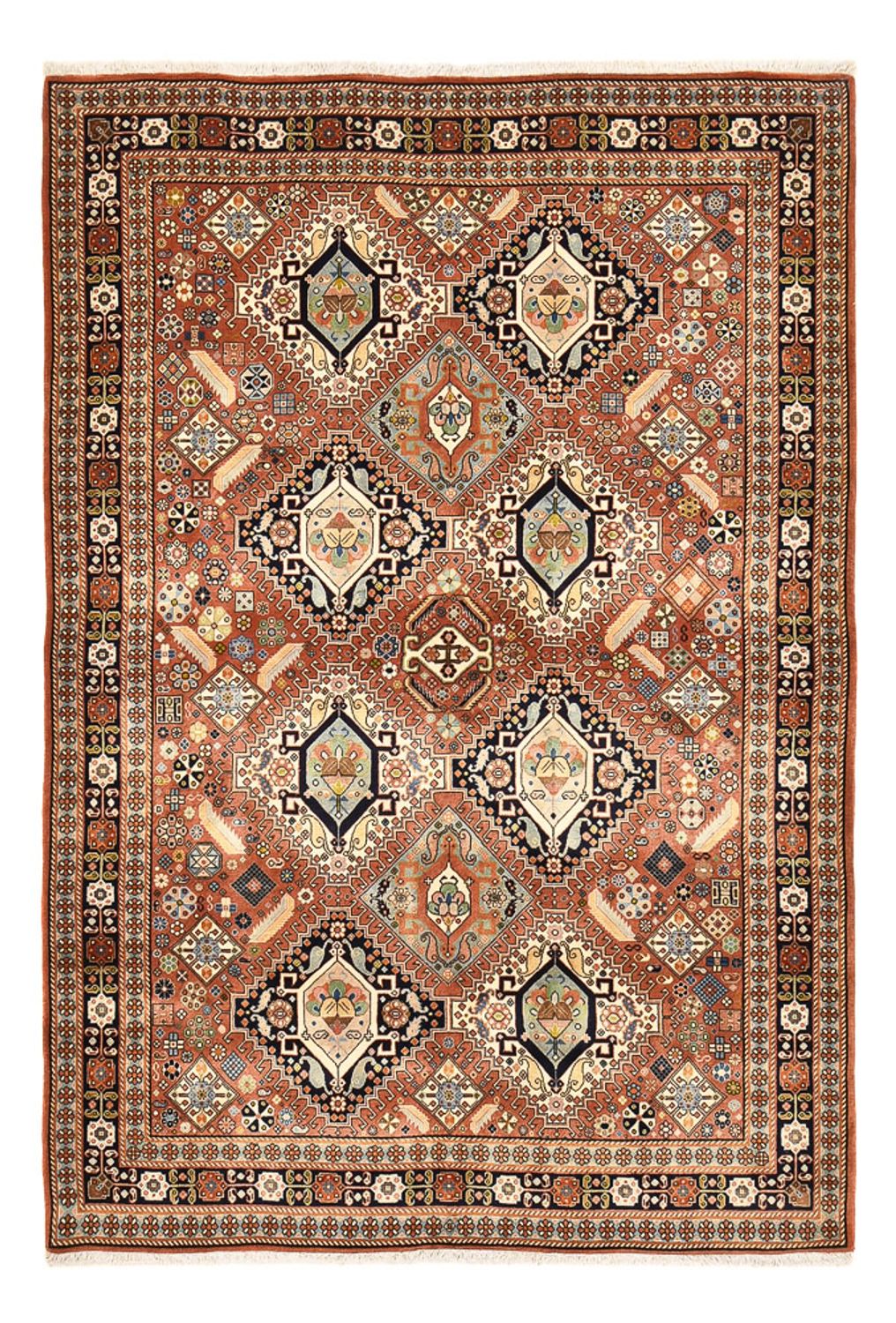 Gabbeh Tapijt - Kashkuli Perzisch - 290 x 176 cm - donker beige