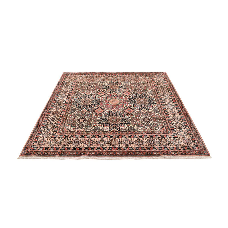 Gabbeh Tapijt - Kashkuli Perzisch vierkant  - 195 x 195 cm - donker beige