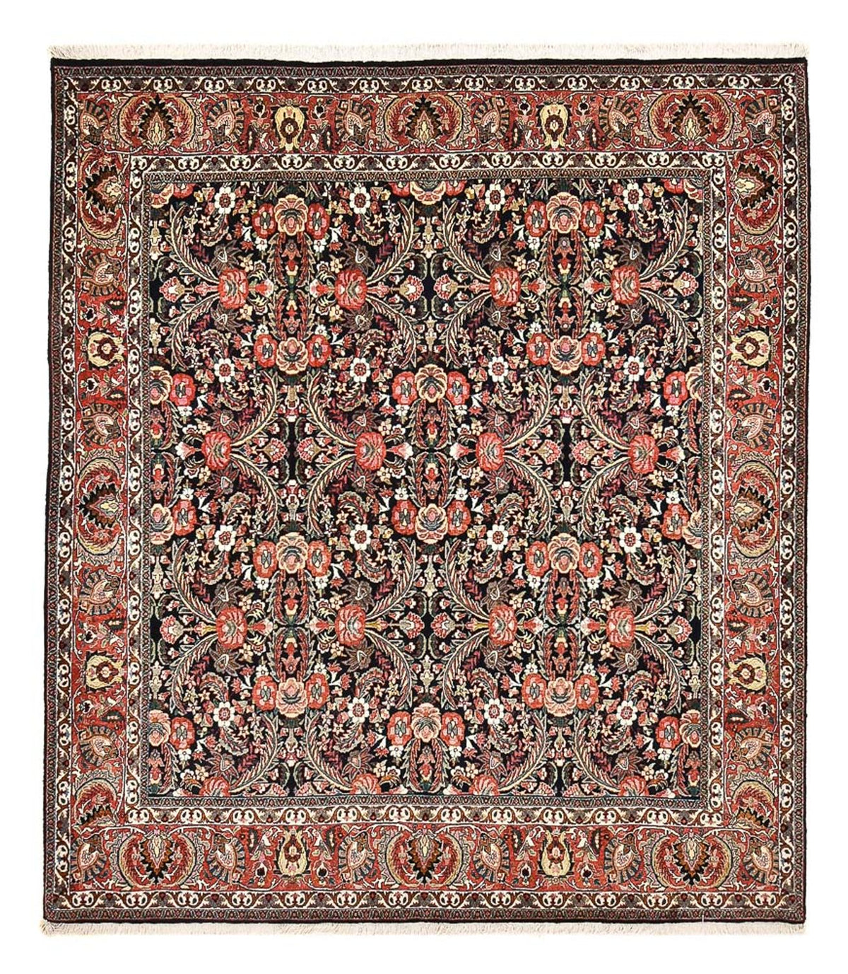 Perzisch tapijt - Bijar - 248 x 211 cm - roest