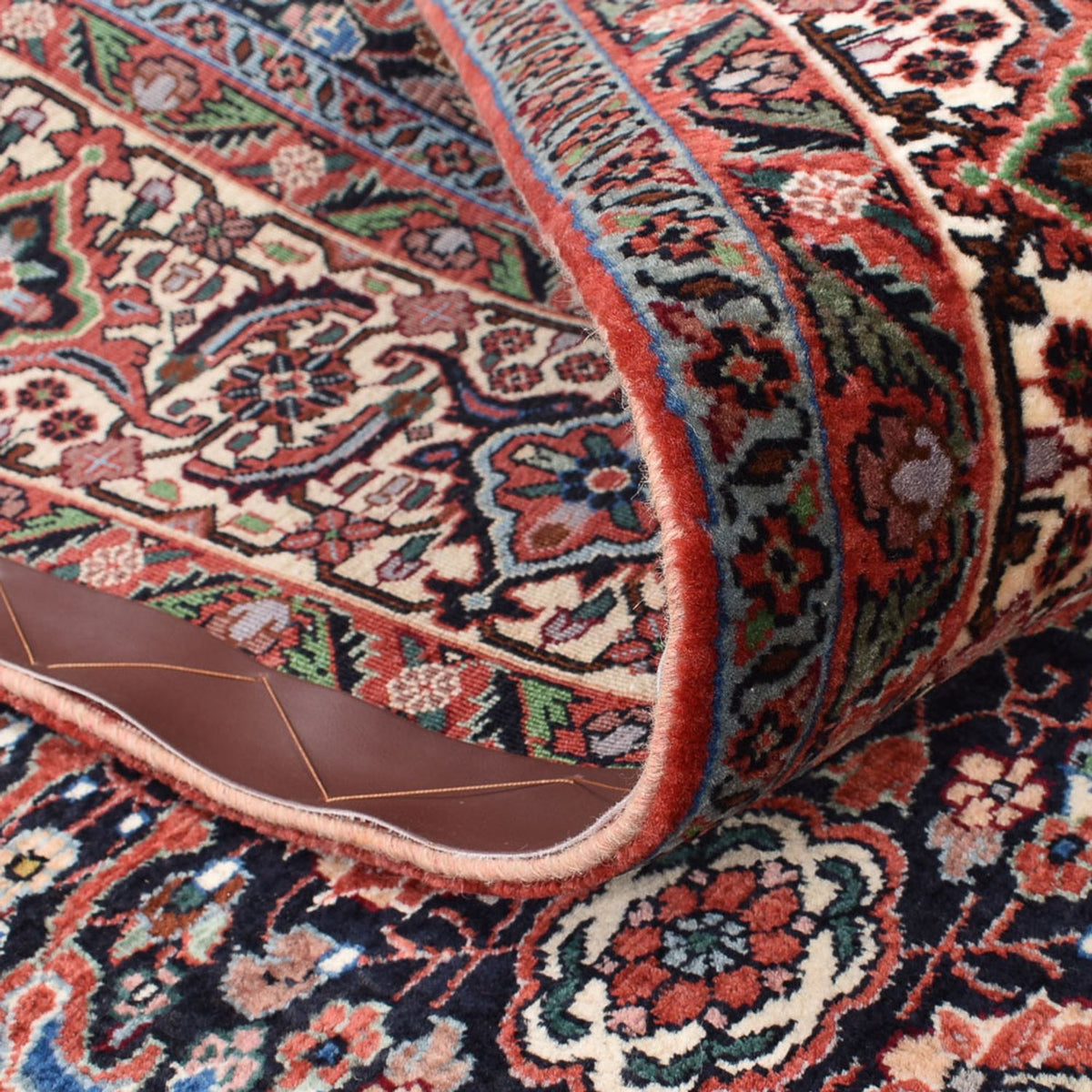 Perzisch tapijt - Bijar - 250 x 203 cm - roest