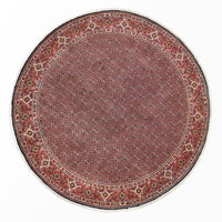 Perzisch tapijt - Bijar rond  - 300 x 300 cm - donkerrood
