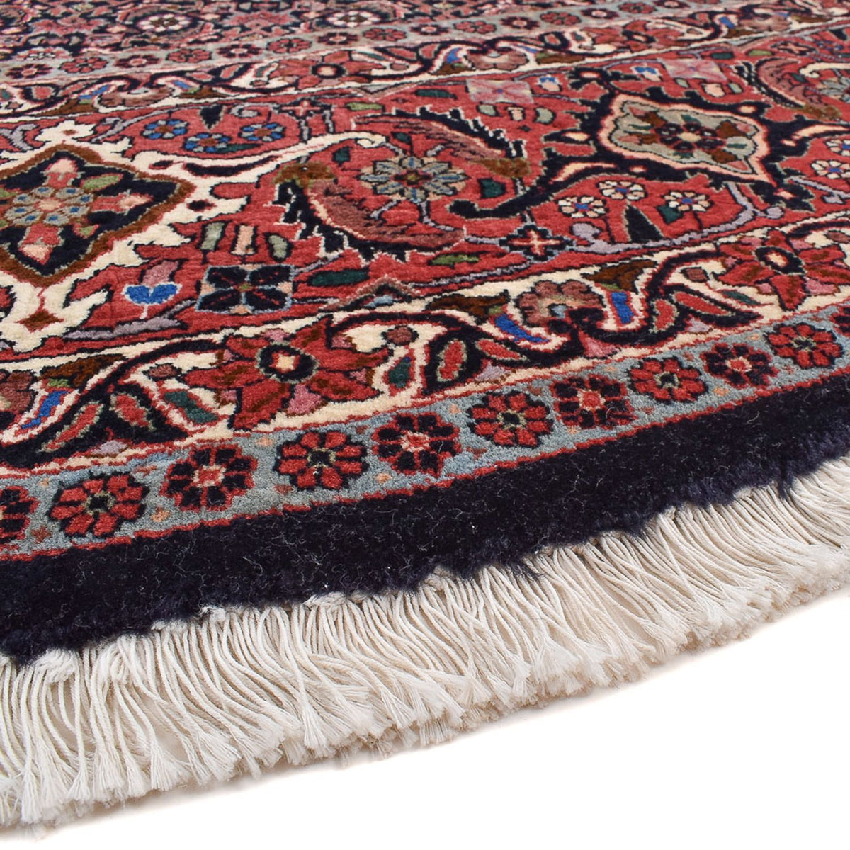 Perzisch tapijt - Bijar rond  - 300 x 300 cm - donkerrood