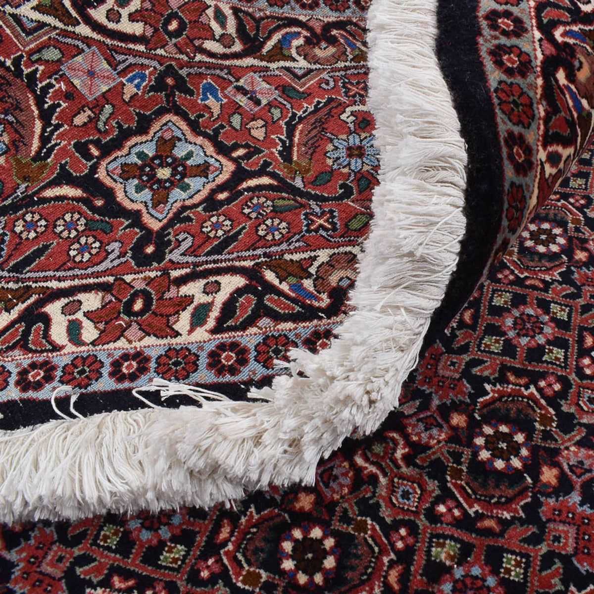 Perzisch tapijt - Bijar rond  - 300 x 300 cm - donkerrood