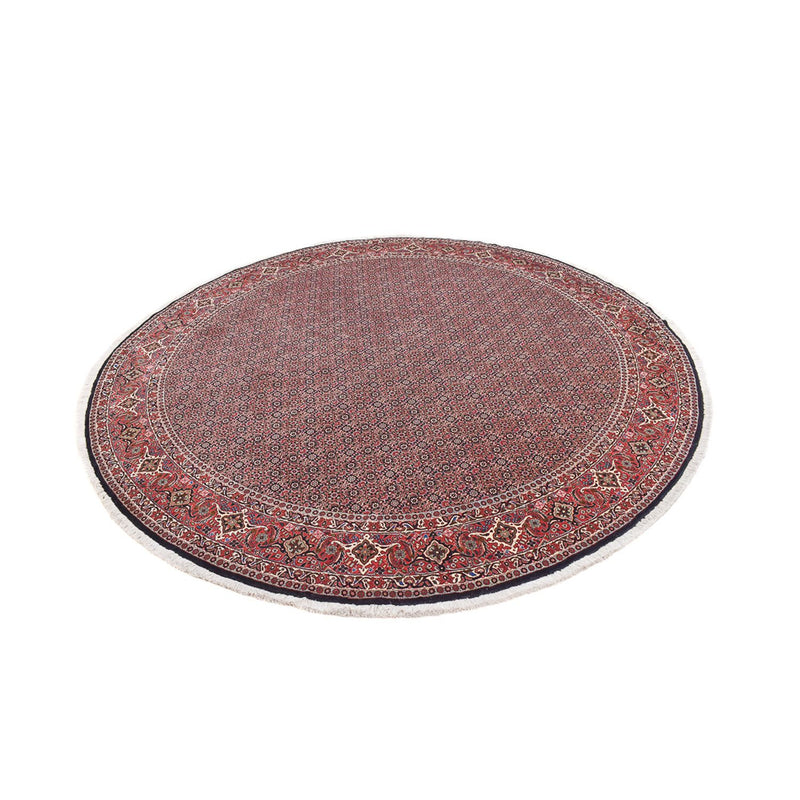Perzisch tapijt - Bijar rond  - 300 x 300 cm - donkerrood