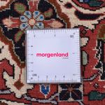 Perzisch tapijt - Bijar rond  - 300 x 300 cm - donkerrood