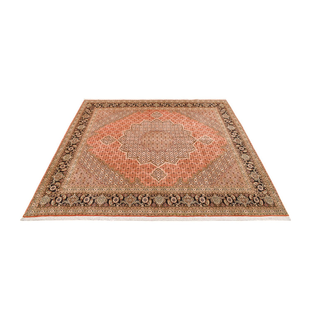 Perzisch tapijt - Tabriz - Royal vierkant  - 253 x 245 cm - donker beige